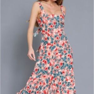 Mid-Length Floral Dress